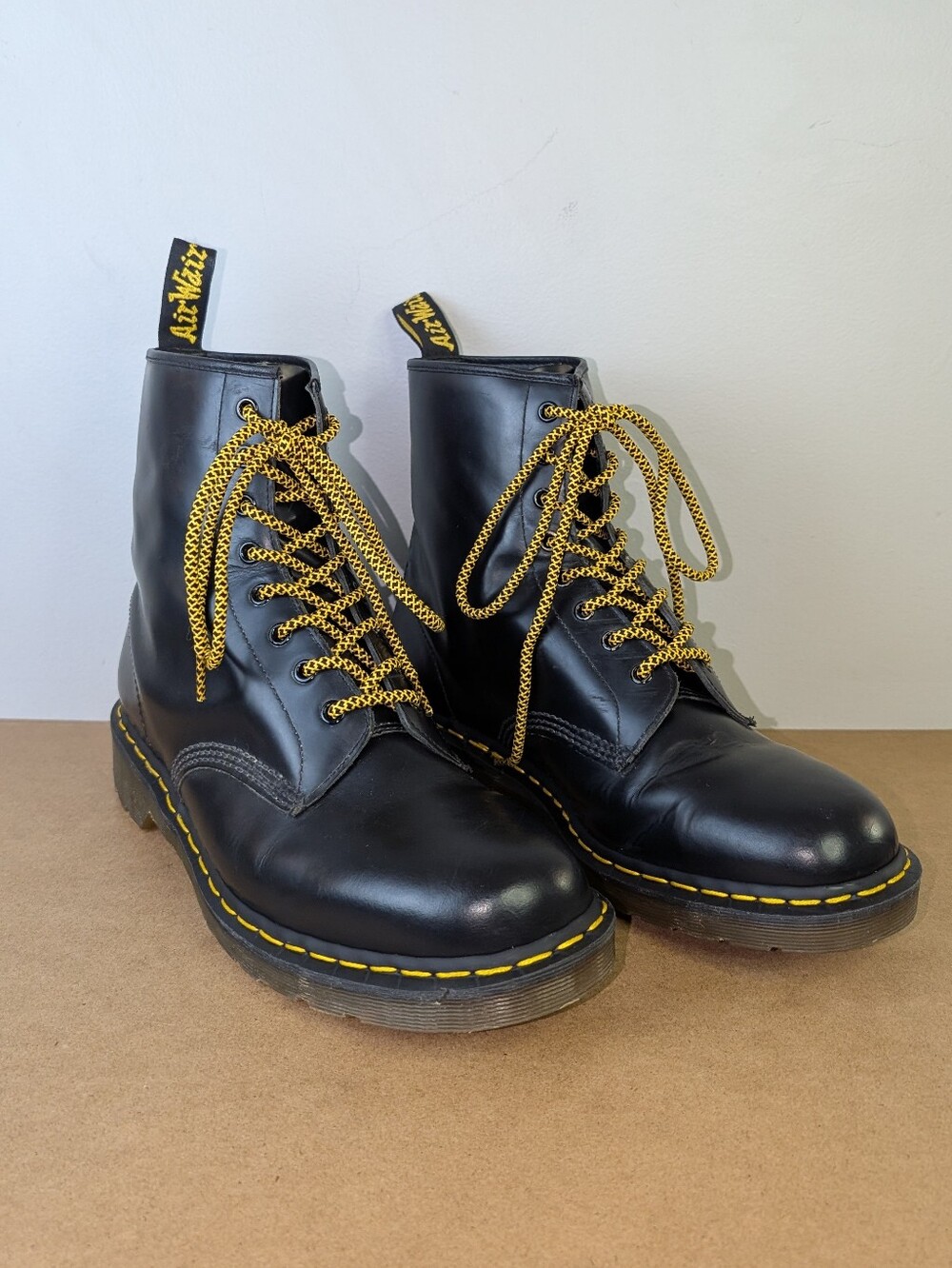 Dr. Martens 1460 Smooth Black Leather Boots, Men's Size 14 (EU 46)